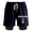 Navy, variant on SAINt JHN Circles Fake Two Shorts Hip Hop SweatShorts Casual Men Basketball Shorts