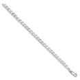 thumbnail image 2 of 925 Sterling Silver Cubic Zirconia Cz Chain Bracelet, 2 of 7