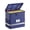 Blue, variant on Fireproof File Box with Lock, Document Box Storage Organizer, Suitable for Hanging File Folders in Letter Size, Collapsible File Box, Reflective Strip for Fast Find (12.2"*6"*10.2, Black)