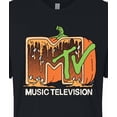 thumbnail image 3 of Mtv - Pumpkin - Juniors Cropped Graphic T-Shirt, 3 of 5