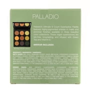 Palladio Ultimate 9-Count Eyeshadow Palette, Talc-Free Formula, Highly Pigmented Shades in A Mix of Matte and Shimmer Finishes, Blendable Long Lasting Colorful Professional-Grade Makeup,Natural Earth