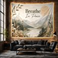 thumbnail image 5 of Mountain Lake Breathe with Peace, Mystical Fantasy for Space Lovers, Galaxy Room Decor Room Accent, Mother'S Day Gift, Tapestry Wall Hanging for Bedroom and Dorm, 5 of 5