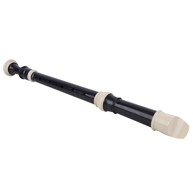 ABS Resin F Key Clarinet, Durable Sound With Free Cleaning Kit 8 Hole Recorder, Performance Beginners For Music Lover Home Alto F Key British Recorder B