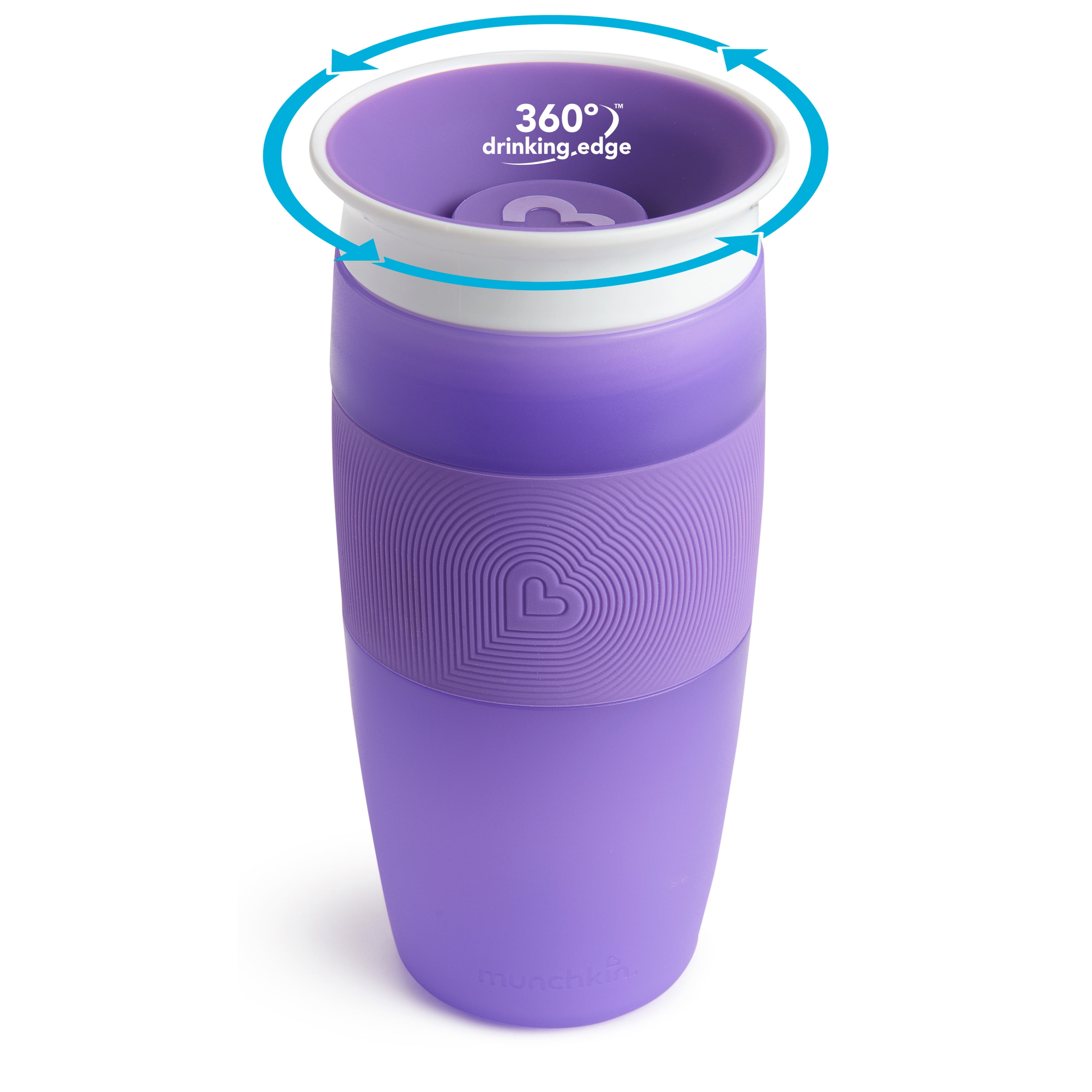 Munchkin® Miracle® 360° Toddler Sippy Cup, 14 oz, Purple, Unisex