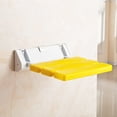 thumbnail image 2 of Giaone Wall Mounted Shower Seats Bathroom White Shower Folding for Seat Bath Chair Elderly Shower Spa for Bench Stool, 2 of 12