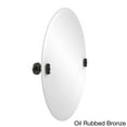thumbnail image 2 of Frameless Oval Tilt Mirror with Beveled Edge - SB-91-PNI, 2 of 5