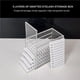 thumbnail image 5 of Billuyoard Caja de almacenamiento de pestañas injertadas de acrílico de 5 capas Caja de almacenamiento de pestañas transparentes Caja de soporte de Almacenamiento y organización del hogar Billuyoard HA015584-00, 5 of 6