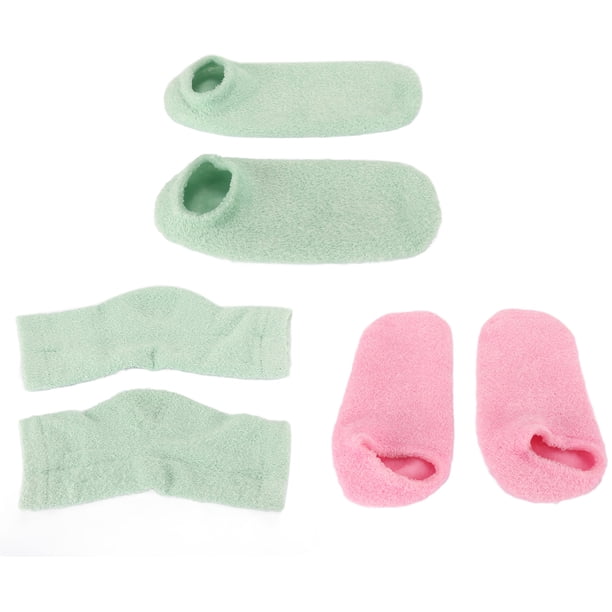 Calcetines De Gel Hidratante, Talones Exfoliantes Calcetines Hidratantes Nutritivos Promueven La Elasticidad Para El Hogar