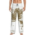 thumbnail image 1 of Kdxio Horse Rider In Field Pattern Men's Pajama Pants, Elastic Waist with Drawstring and Pockets, Comfortable Loungewear-Small, 1 of 6