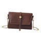 thumbnail image 5 of Bolsos De Hombro De Cuero De Embrague Bolsos De Mujer Bolso De Bandolera Con Cremallera - Ligero Marrón cro Zulema Bolso de mujer, 5 of 7