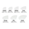 thumbnail image 2 of Cubiertas para uñas de perro Purrdy Paws blancas, talla mediana, 2 of 6