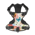 thumbnail image 4 of Lsque Flowers And Birds Watercolor Dog Harness, No-Pull Pet Harness with 2 Leash Clips, Adjustable Soft Padded Dog Vest with Easy Control Handle for Large Dogs-X-Large, 4 of 9