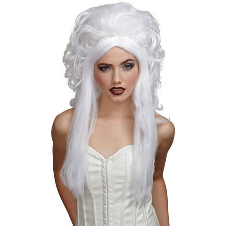 White Spirit Nightmare Wig Adult Halloween Accessory