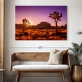 thumbnail image 3 of Elephant Stock Sunlit Joshua Trees Wall Art - Horizontal Canvas Wall Art - Living Room Wall Decor - Floral And Botanical Canvas - Purple And Orange Decor - 51" x 34", 3 of 8