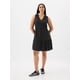 thumbnail image 2 of Vestido GAP sin mangas, cuello dividido, cintura con volantes, negro, L, 2 of 5