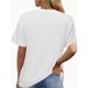 thumbnail image 2 of Camiseta De Verano MujerWomen'S Stylish Sports Cartoon T-Shirt Featuring a Lucky Irish Clover Print And Bow Pattern, PerfectCamisetas de verano para mujer, manga corta, cuello redondo, casual, lindo, 2 of 7