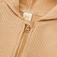 thumbnail image 5 of GYRATEDREAM 6M-4T Toddler Girls Boys Hoodies Sweatshirts Solid Color Jacket Lightweight Zip-up Long Sleeve Jackets Coats, 5 of 8