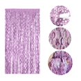 thumbnail image 4 of Fringe Backdrop Curtains 39.3x 78.7 Inches Halloween Party Streamers Metallic Tinsel Birthday Backdrop Christmas Bachelorette New Year Engagement Graduation Disco Party Decorations Glitter Backdrop, 4 of 6