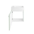 thumbnail image 5 of Colmer 18" Wall-Mounted Bathroom Vanity in Mint, 5 of 13