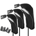 thumbnail image 1 of Paquete de 3 para cabeza de Golf, protectoras para madera de conductor, juego de para cabeza de palo de Golf universales para regalo de Navidad de golfista Unisex Soledad  Headcover del club de golf de madera, 1 of 10