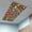 Red, variant on Boho Flower Fluorescent Light Covers, Red Blue Yellow Colorful Mexico Tribal Magnetic Light Covers for Ceiling Lights, Fluorescent Ceiling Shade Filters for Classroom Bedroom Office 4x2Ft x 2PCS