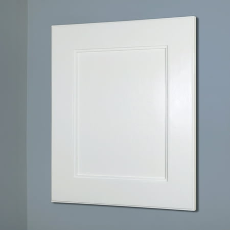 14x18 White Shaker Style Recessed Medicine Cabinet With No Mirror