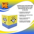 thumbnail image 7 of Despicable Me Minions Tin Storage Box Cube Organizer with Lid | 4 Inches, 7 of 7