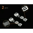 thumbnail image 2 of INSPIRE CHIC1Pair Non-Slip Clear Bra Straps Replacement Invisible Transparent Bra Shoulder Straps Clear-White Buckle Width: 2.0cm/ 3/4", 2 of 5