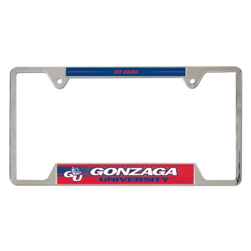 Wincraft NCAA Gonzaga University Metal License Plate Frame 
