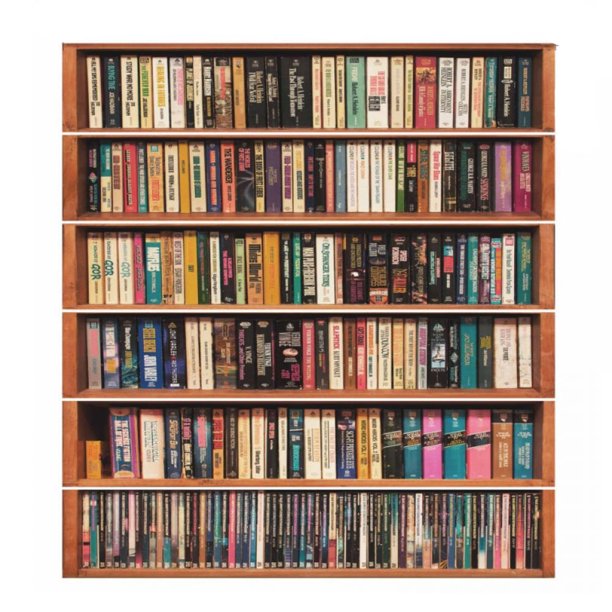 3D Retro Bookcase SelfAdhesive Stair Stickers Bookshelf Staircase