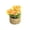 Yellow, variant on Leodye 1PCS Artificial Flower Potted Plant, Realistic Faux Floral Arrangement for Home Living Room Dining Table Bedroom office and Spring Summer Decor -4.72x5.51in