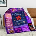 thumbnail image 3 of 15 Year Old Girl Gifts for Birthday - Quinceanera Gifts Blanket - Gifts for 15 Year Old Girls - 15th Birthday Gifts for Teen Girls - 15th Birthday Decorations for Girls Gift Ideas 50"X60", 3 of 5