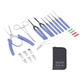 thumbnail image 1 of Uadme Juego De Extractores De Tornillos De 20 Piezas, Kit De Extracción De Grifo De Acero con Resorte, Extractor De Pernos Rotos Portátil con Bolsa De Almacenamiento Conveniente, 1 of 8
