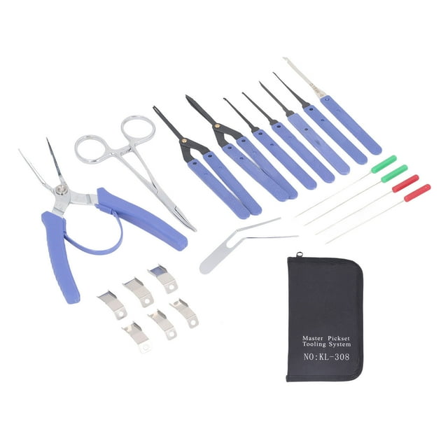 Uadme Juego De Extractores De Tornillos De 20 Piezas, Kit De Extracción De Grifo De Acero con Resorte, Extractor De Pernos Rotos Portátil con Bolsa De Almacenamiento Conveniente