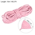 thumbnail image 2 of Raffia Paper Craft Rope Packing Rope 16.4 Yards Handmade Twisted Paper Craft String/Cord/Rope Pink, 2 of 5