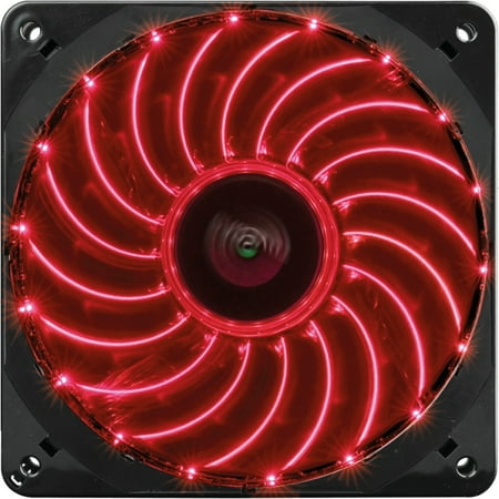 Enermax UCTVS12P-R T.B.Vegas Single 12cm Red LED Case Fan - 1 x 120 mm - 1800 rpm - Twister Bearing