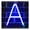 A, variant on Light Up Letters,blue LED Alphabet Light, Battery & USB Powered Hanging Marquee Letters for Bedroom, Bar, Wedding Decor & Gift