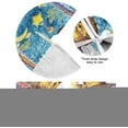 thumbnail image 2 of FMSHPON Snow MansHedgehog Xmas Christmas Tree Skirt Stand Mat for Holiday Party Decoration Indoor Outdoor 48 inches, 2 of 6