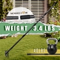 thumbnail image 4 of FENHRTVM Thatch Rake, 63in Adjustable Garden Rake, Heavy Duty  Rakes for Lawns,Gathering Leaf Loosening Soil, Black, 4 of 7