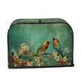thumbnail image 2 of Kdxio Retro Birds Print Toaster Cover Bread Machine Cover Fits for Most Standard 2 Slice Toasters,Keep Toaster Free From Dust And Fingerprint Oven Dustproof Cover, 2 of 7