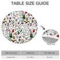 thumbnail image 6 of Multicolor Christmas Pattern Round Fitted Tablecloth with Elastic Edge,Dining Table Cover Waterproof,Outdoor Round Tablecloth for Camping,Dining,Indoor and Outdoor, 6 of 7