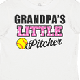 thumbnail image 4 of Inktastic Grandpa's Little Pitcher Softball Girls Toddler T-Shirt, 4 of 5