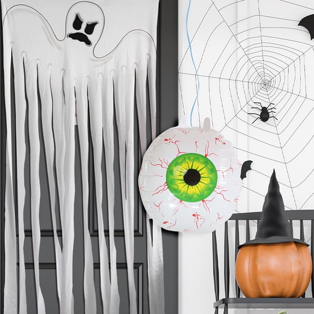 Large Inflatable Halloween Eyeball - Water-Resistant Outdoor Garden Party Decor, Spooky Theme Decoration Orb