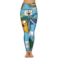 thumbnail image 2 of Adventure Time Jake The Dog Men's Hawaiian Shirts Short Sleeve Button Down Casual Shirts Summer Tropical Aloha Beach Shirts, 2 of 6