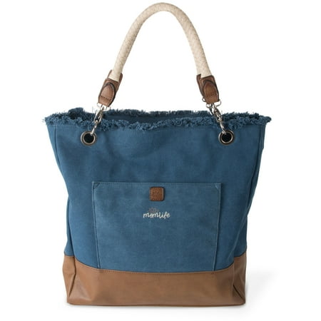 Pavilion Navy Blue Extra Large Canvas Tote Diaper Bag Work Pavilion Navy Blue Extra Large Canvas Tote Diaper Bag Work