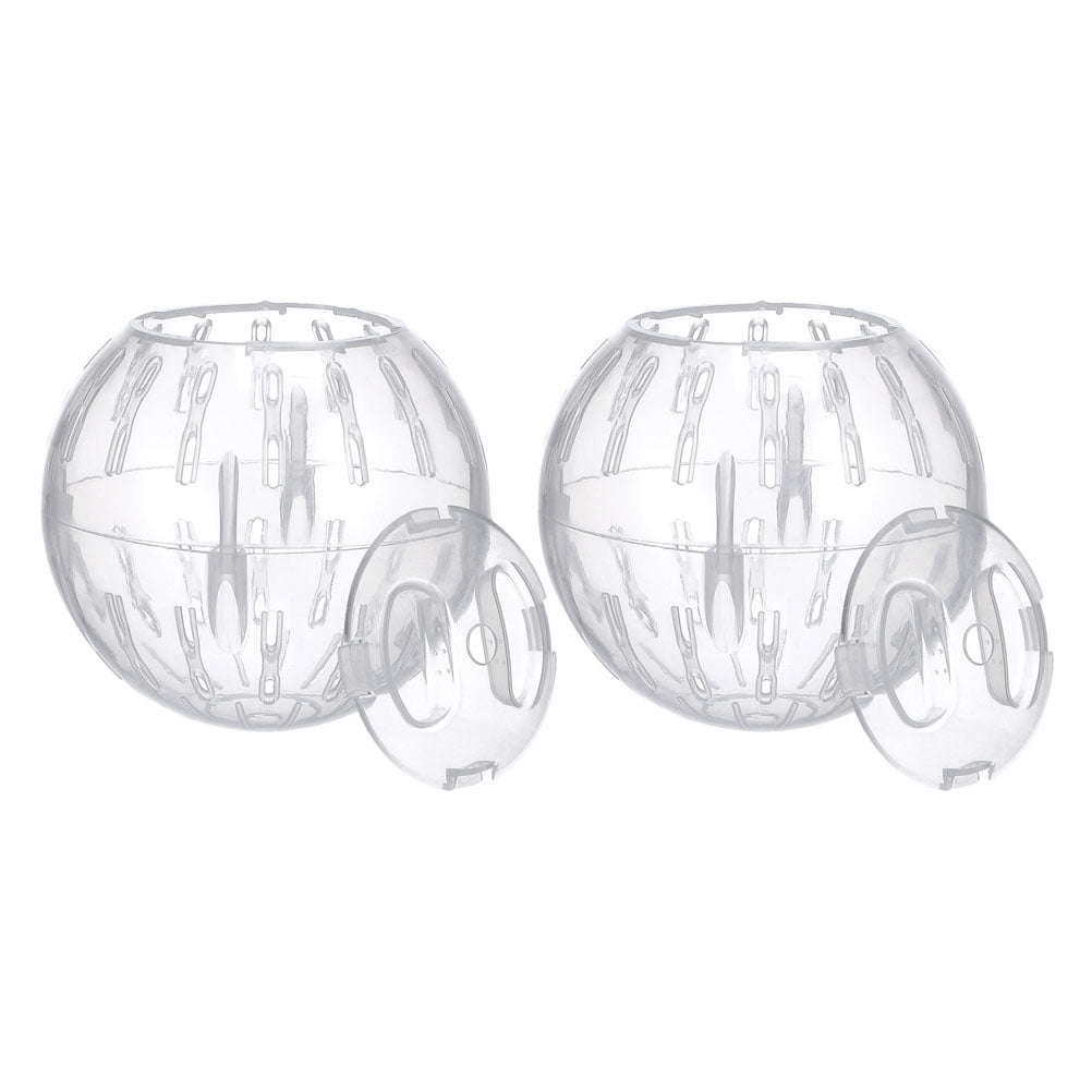 PTOOTP 2pcs Plastic Hamster Running Ball for Small Pets Exercise Activity