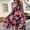 Black, variant on HKEJIAOI Casual Dresses for Women Birthday Dress Summer Round Neck Sleeveless Short Front Short Back Long Hem Print Casual Loose Dress Navy Sales Clearance