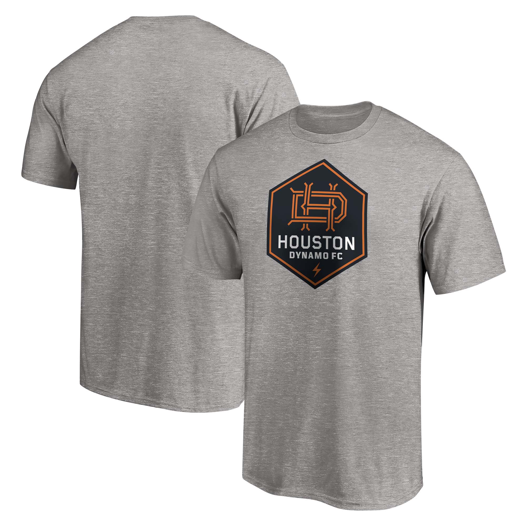 Men's-Fanatics Gray Houston Dynamo FC T-Shirt