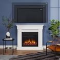 thumbnail image 6 of Real Flame Crawford 48" Slim Electric Fireplace in White, 6 of 8