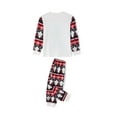 thumbnail image 5 of Meihuid Christmas Pajamas Matching Family Pj Set Long Sleeve Tops and Plaid Pants for Sleepwear Soft Loungewear Pjs, 5 of 9